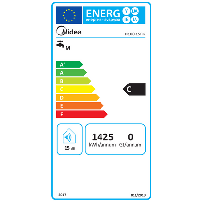 Midea Bojler 100 lit., 1500W, IPX4 - D100-15FG