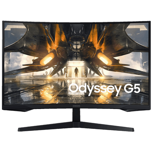 Samsung Monitor 27",Zakrivljeni,WQHD,G5 Odyssey, HDMI,Display Port - LS27AG550EPXEN