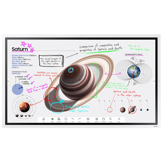Samsung Interaktivni display, smart, 55", 4K, Flip Pro WM55B - LH55WMBWBGCXEN