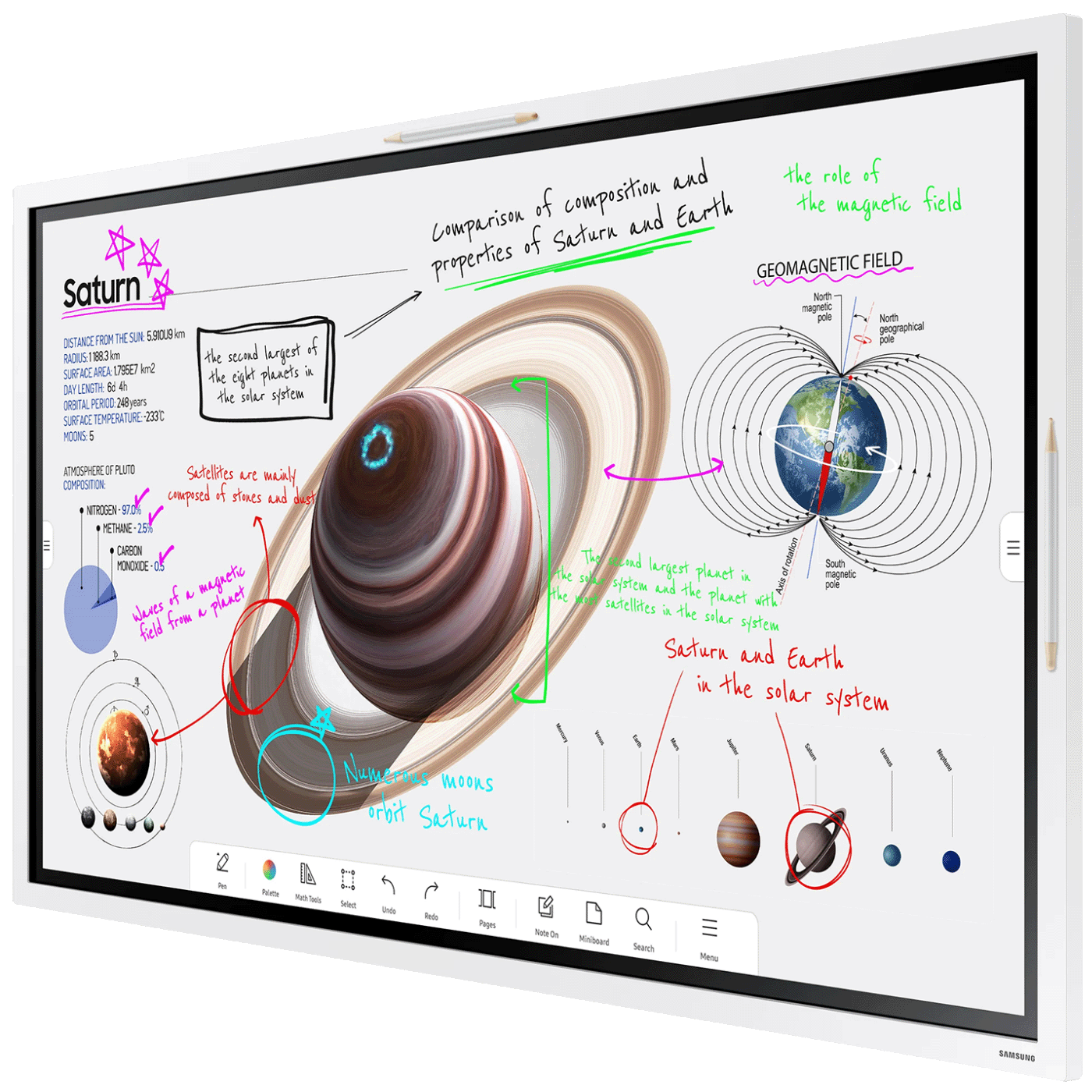 Samsung Interaktivni display, smart, 55", 4K, Flip Pro WM55B - LH55WMBWBGCXEN