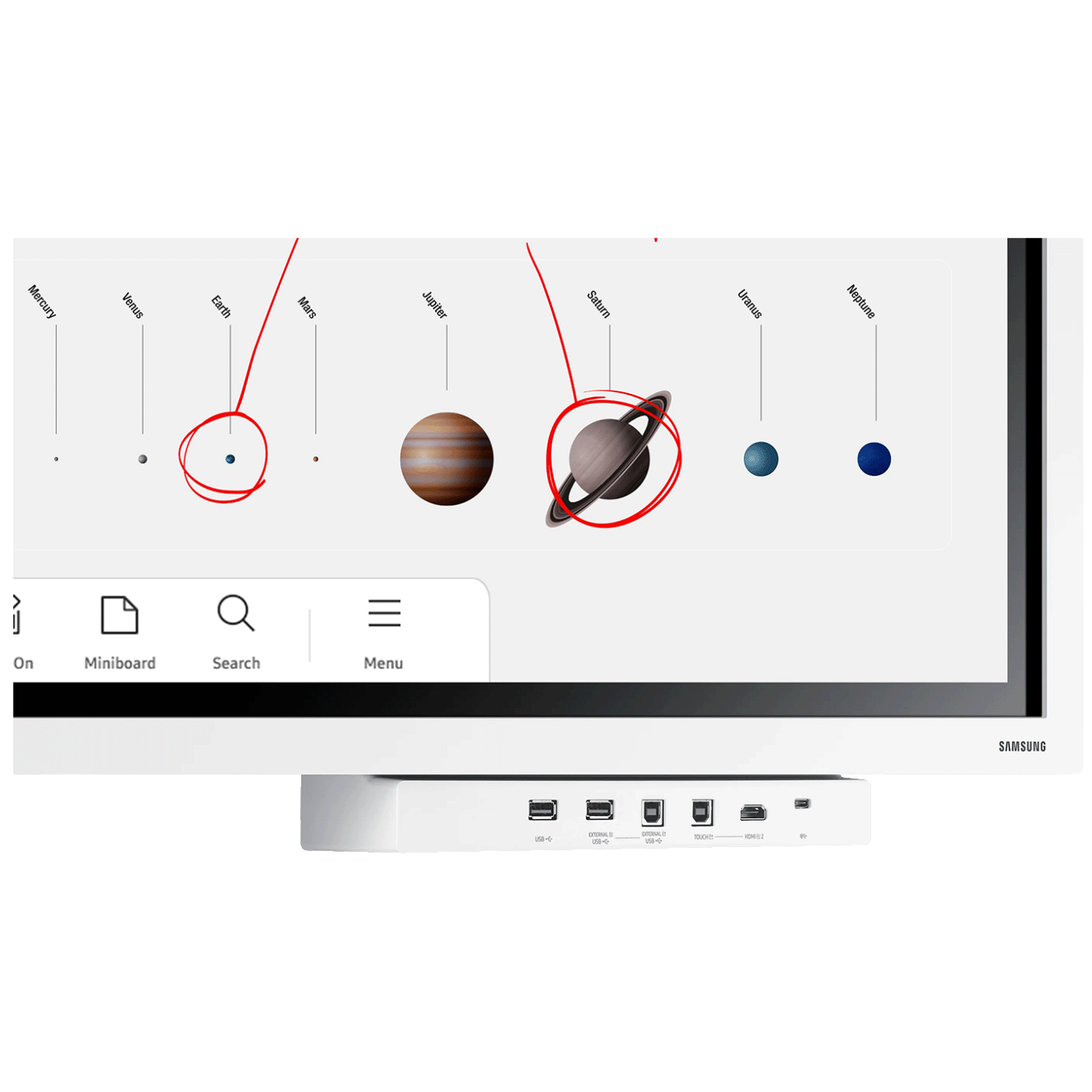 Samsung Interaktivni display, smart, 55", 4K, Flip Pro WM55B - LH55WMBWBGCXEN