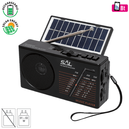 SAL Radio prijemnik, solarno / baterijsko napajanje, Bluetooth - RPH 1