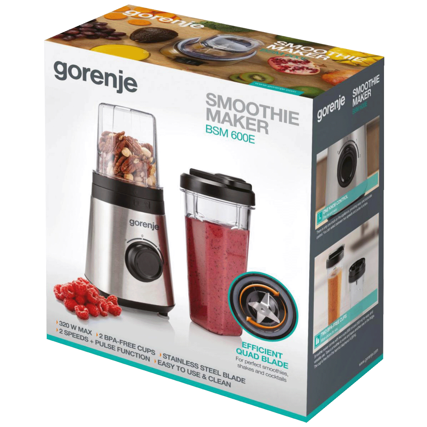 Gorenje Blender za Smoothie, 320W - BSM600E