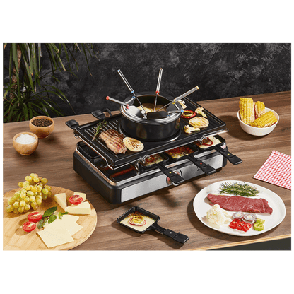 Zilan Električni Roštilj / Raclette / Fondue od sira, 3u1, 1400W - ZLN8856