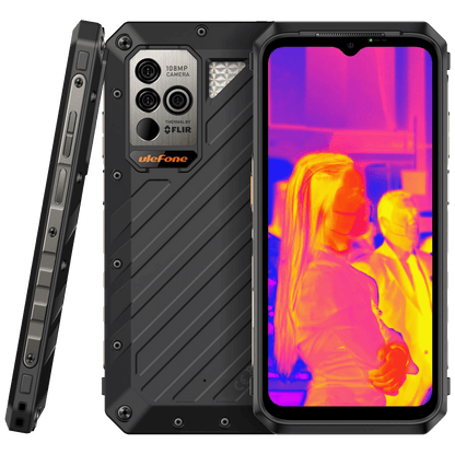 ulefone Smartphone 6.58", RAM 12GB, 5G, DualSIM, 9600mAh, 108Mpx - Armor 18T Ultra 5G 12GB/512GB Black