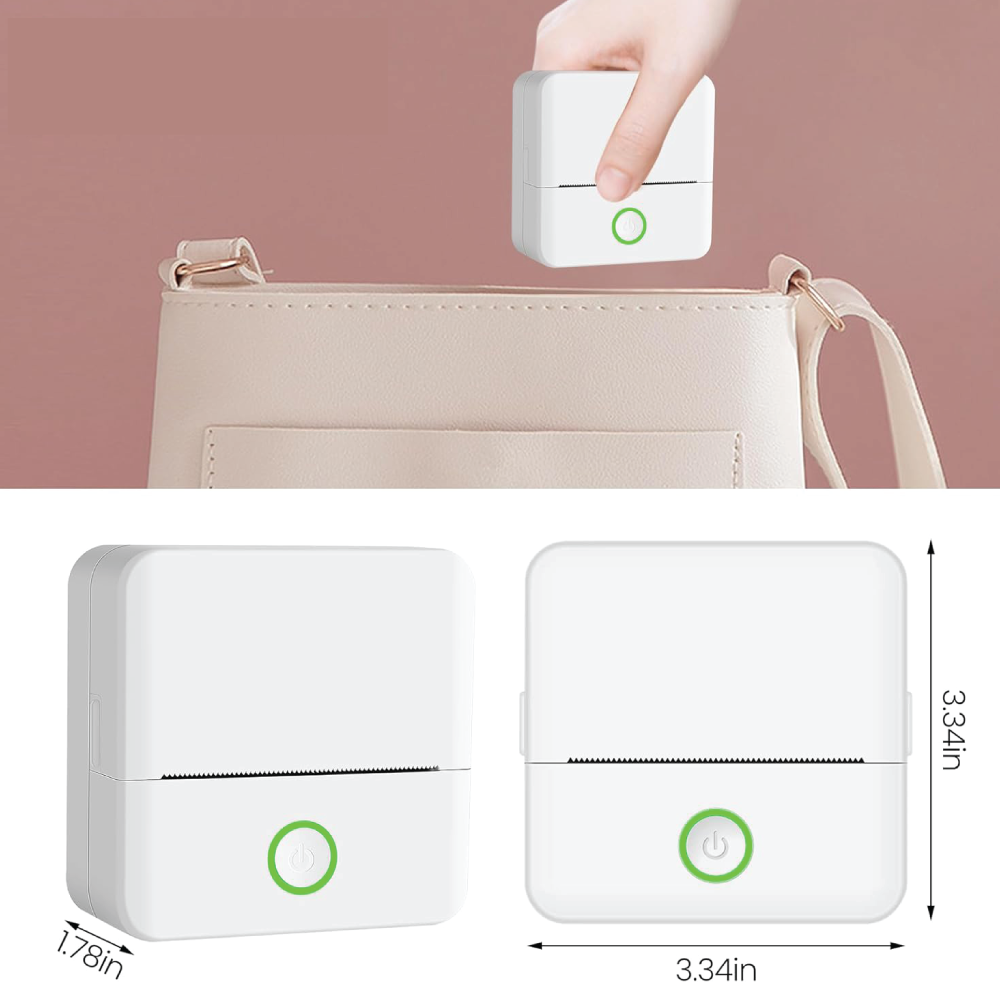 NN-Su Printer, mobilni , Zero INK, Bluetooth, set - X6 Mini Printer, set, Bluetooth