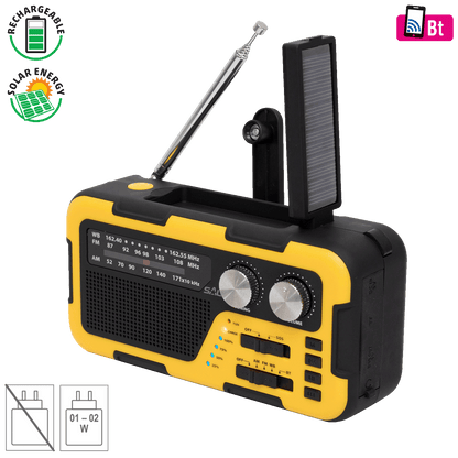 SAL Radio prijemnik, solarno / USB napajanje, Bluetooth - RPH 2