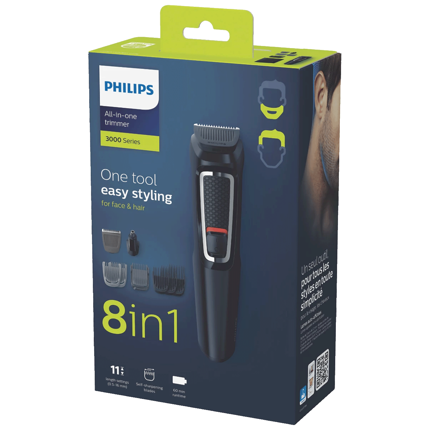 Philips Aparat za njegu lica, 8u1, All-in-One Trimmer Series 3000 - MG3730/15