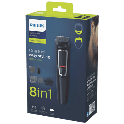 Philips Aparat za njegu lica, 8u1, All-in-One Trimmer Series 3000 - MG3730/15
