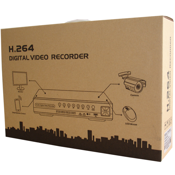 Eule 16-kanalni Cloud analogni AHD DVR, HD720P/960H/D1, HDMI/VGA - DVR-HD16+