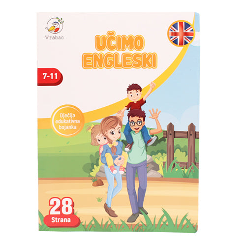 Vježbanka Plumi, Učimo engleski, Vrabac