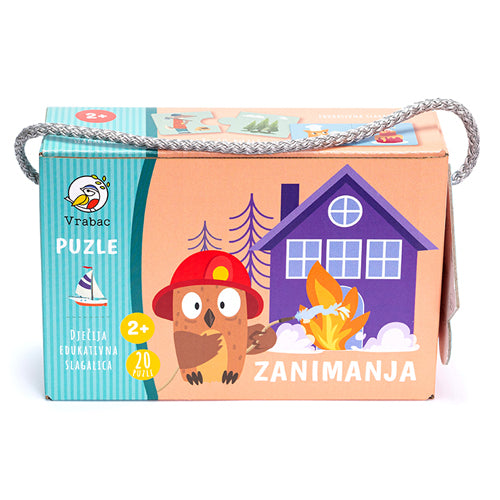 Toddler, puzle Zanimanja, Vrabac