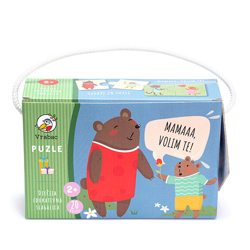 Toddler, puzle Roditelji, i djeca, Vrabac