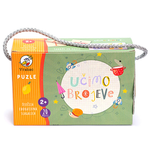 Toddler, puzle Učimo brojeve, Vrabac