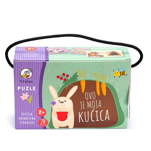 Toddler, puzle Moja kućica, Vrabac