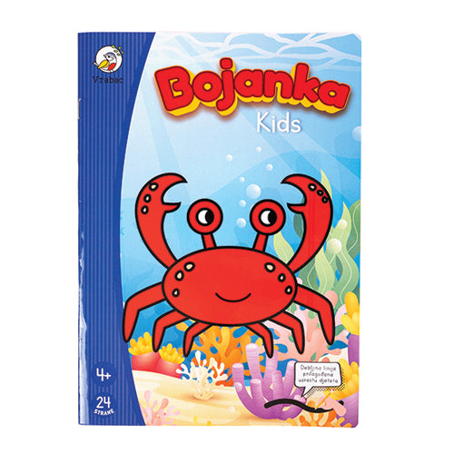 Bojanka Lapsi rak A4, Vrabac