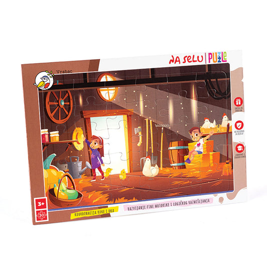 Puzzle Fun 30, Na selu, Vrabac
