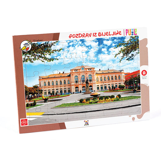 Puzzle gradovi 30, Pozdrav iz Bijeljine, Vrabac