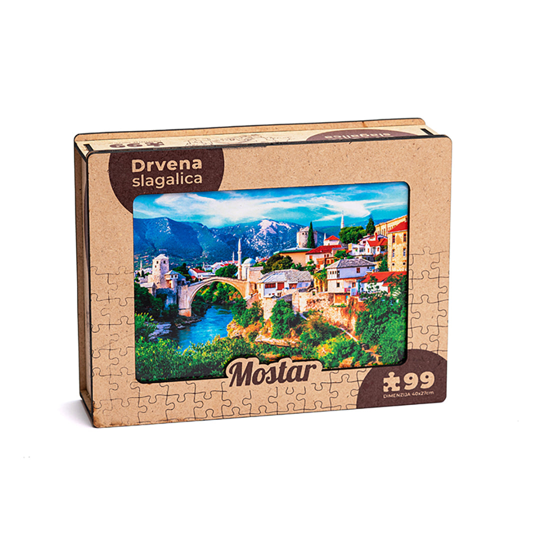 Puzzle drvene grad Mostar, Vrabac