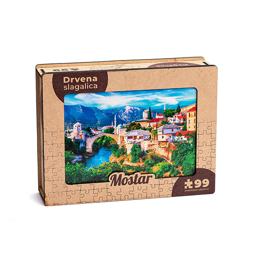 Puzzle drvene grad Mostar, Vrabac