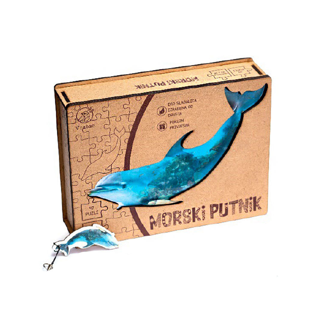 Puzzle Lenigmo, Delfin morski putnik, Vrabac