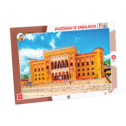 Puzzle gradovi 30, Pozdrav iz Sarajeva, Vrabac