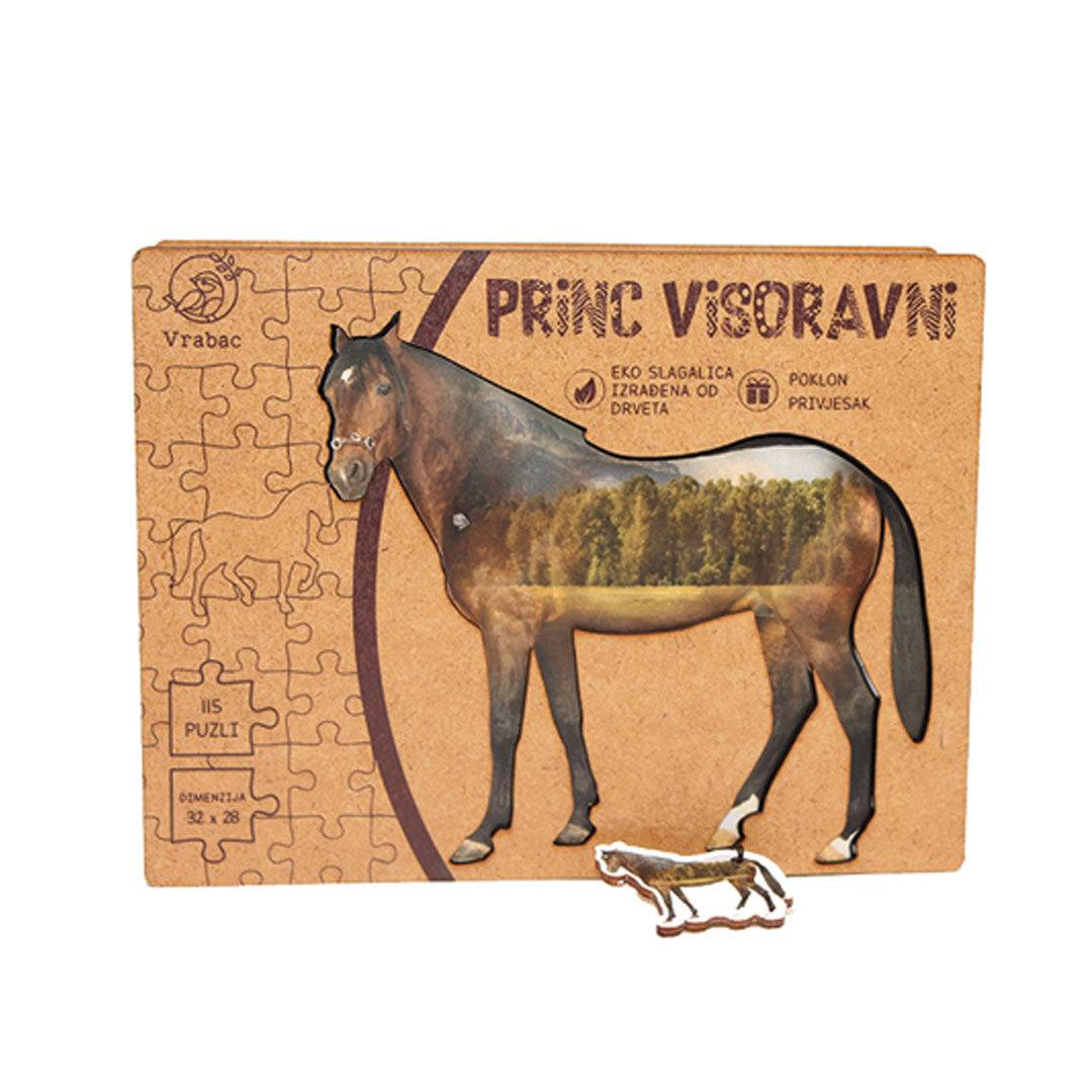 Puzzle Lenigmo, Konj princ visoravni, Vrabac