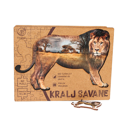 Puzzle Lenigmo, Lav kralj savane, Vrabac