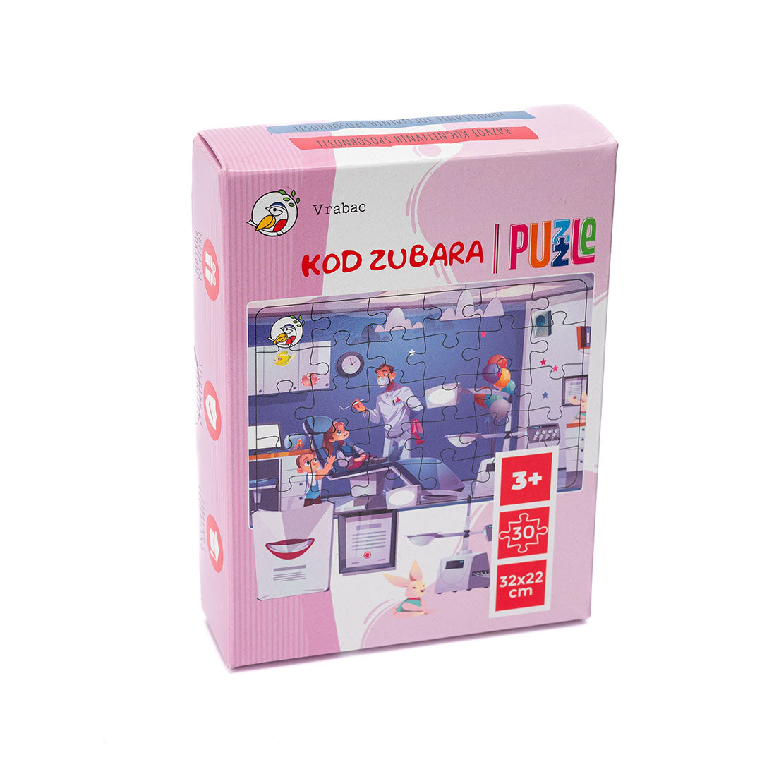 Chippy, puzle Kod zubara, 30 dijelova, Vrabac