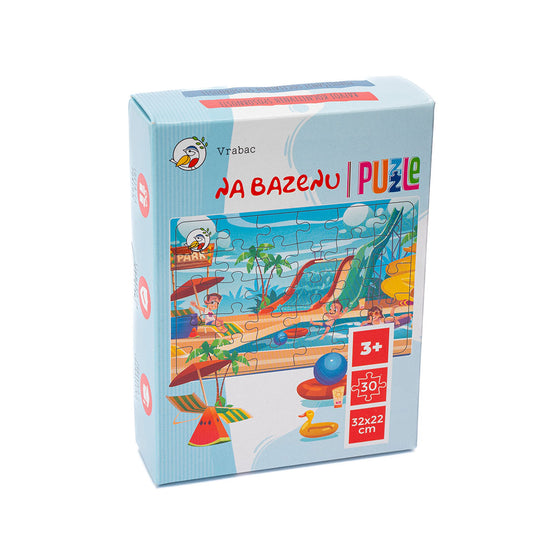 Chippy, puzle Na bazenu, 30 dijelova, Vrabac