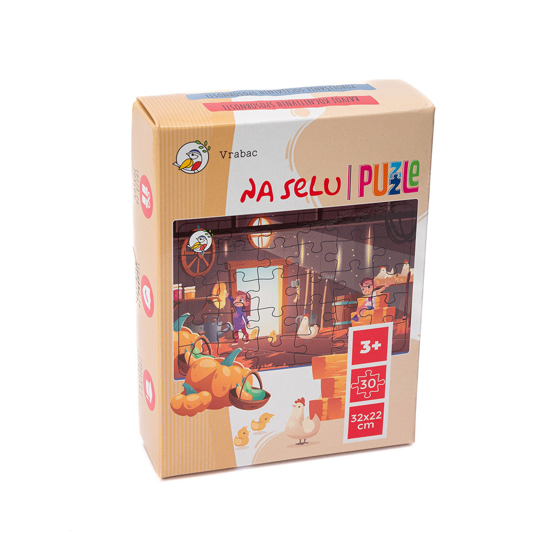 Chippy, puzle Na selu, 30 dijelova, Vrabac