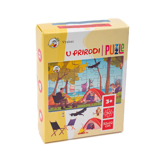 Chippy, puzle U prirodi, 30 dijelova, Vrabac