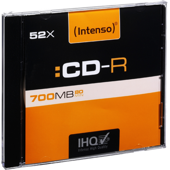 (Intenso) CD-R 700MB (80 min.) pak. 1 komad Slim Case - CD-R700MB/1Slim
