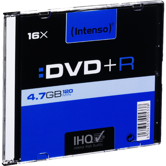 (Intenso) DVD+R 4,7GB pak. 1 komad Slim Case - DVD+R4,7GB/1Slim