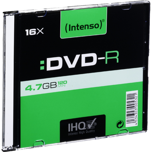 (Intenso) DVD-R 4,7GB pak. 1 komad Slim Case - DVD-R4,7GB/1Slim
