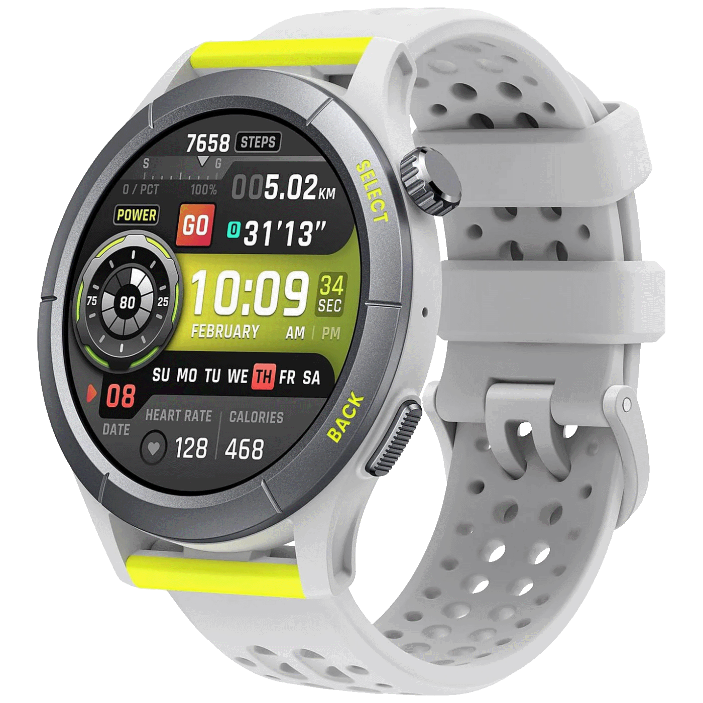 Amazfit Pametni sat, 1.39" AMOLED, vodootporan 5ATM, BT, GPS - Cheetah ( Round ) Grey