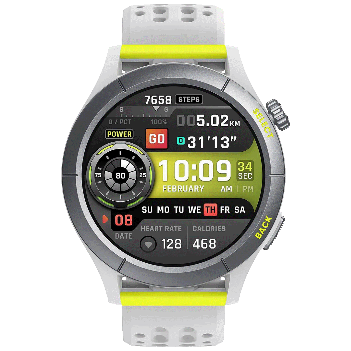 Amazfit Pametni sat, 1.39" AMOLED, vodootporan 5ATM, BT, GPS - Cheetah ( Round ) Grey