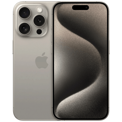 Apple iPhone 15 Pro, 256 GB, LTPO Super Retina XDR OLED 6.1" - iPhone 15 Pro 256GB Natural Titan.