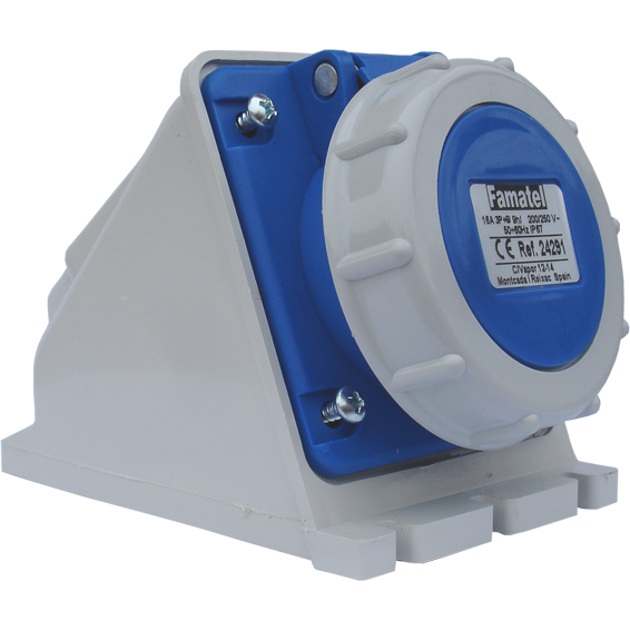 Famatel Utičnica zidna 16A, 220-240V, 3 polna (3P+T), H9,IP67 - 24291
