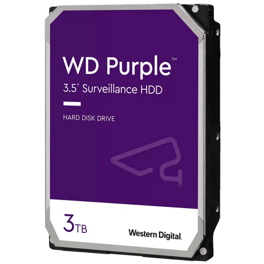 Western Digital Hard disk 3,5", 3TB, Caviar Purple, pog. za video nadzor - WD33PURZ