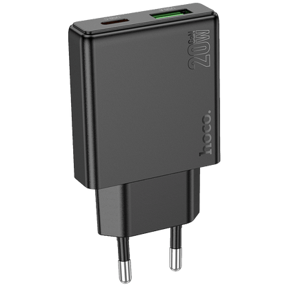hoco. Punjač kućni, brzi, PD20W + QC3.0 Dual Port - N38 Delgado EU