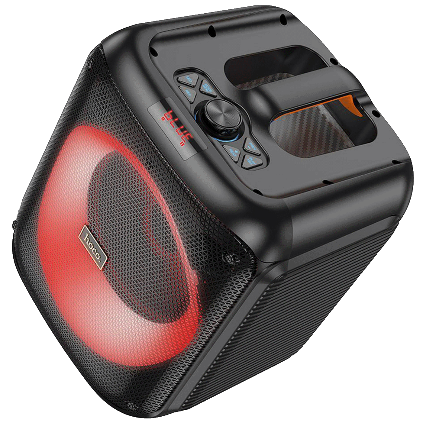 hoco. Zvučnik bežični sa mikrofonom, Bluetooth, RGB LED, 45W - HA1 Graceful