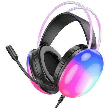 hoco. Slušalice sa mikrofonom, gaming, USB, LED - W109 Plus Rich