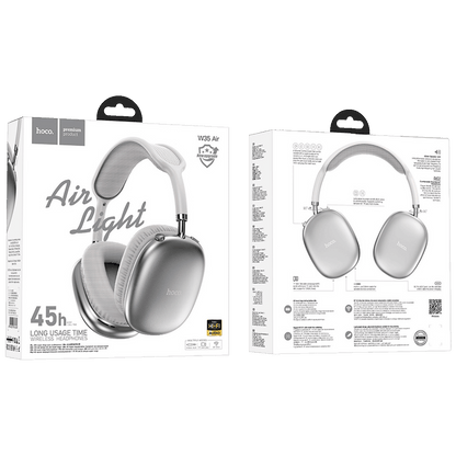 hoco. Slušalice bežične sa mikrofonom, Bluetooth, srebrena - W35 Air Triumph Silver