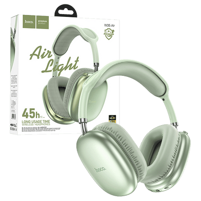 hoco. Slušalice bežične sa mikrofonom, Bluetooth, zelena - W35 Air Triumph Green