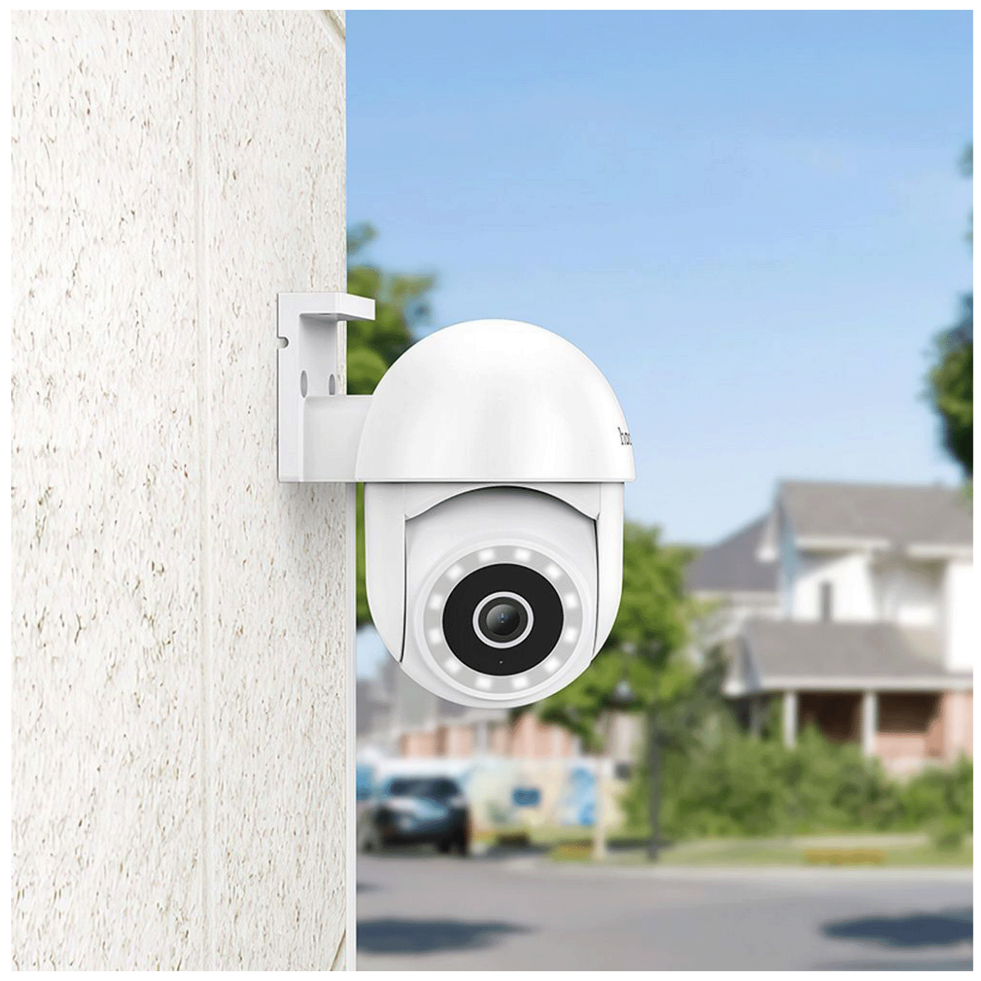 hoco. Kamera IP, 3MP, 1080p, WiFi, micro SD, Outdoor - D2 Outdoor PTZ