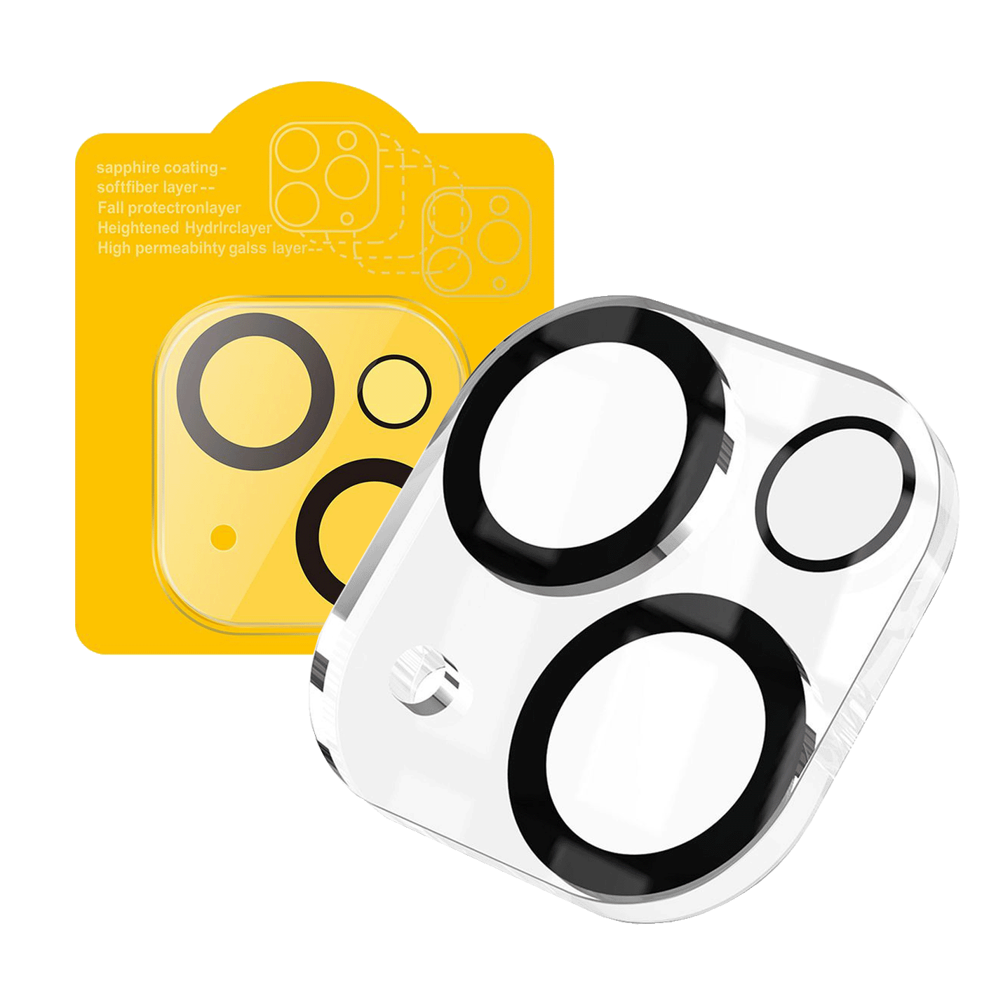 hoco. Zaštitno staklo za kameru za iPhone 15  / 15 Plus, 25 kom - G13 iPhone 15 / Plus