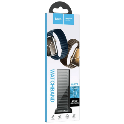 hoco. Magnetni remen za iWatch, 42/44/45/49mm, cyan - iWatch WA24 Cyan