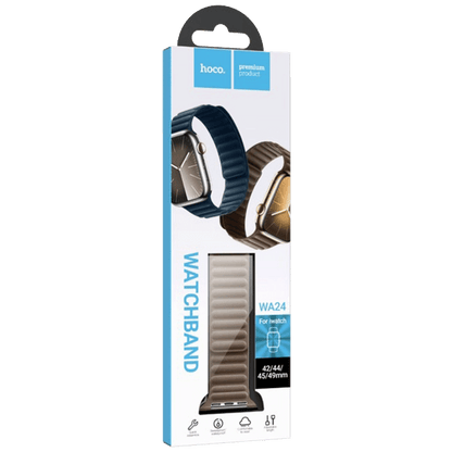 hoco. Magnetni remen za iWatch, 42/44/45/49mm, brown - iWatch WA24 Brown