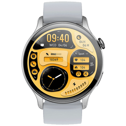 hoco. Pametni sat, 1.43", AMOLED zaslon, Bluetooth, IP68 - Y10 Pro Silver